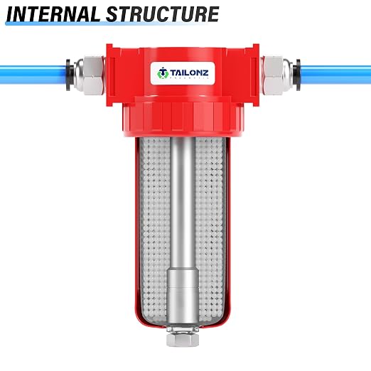 TAILONZ PNEUMATIC 0-150PSI 1/4 Inch NPT Aluminum Alloy Carbon Desiccant Air - Image 5