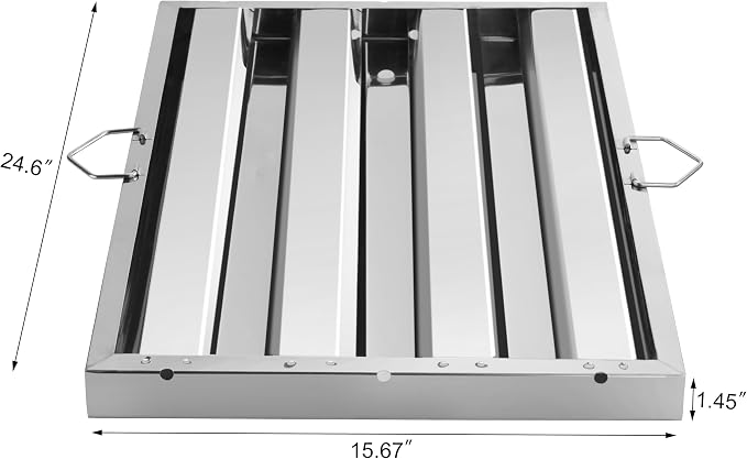 New Star Foodservice 54330 Stainless Steel Hood Filter - Image 2