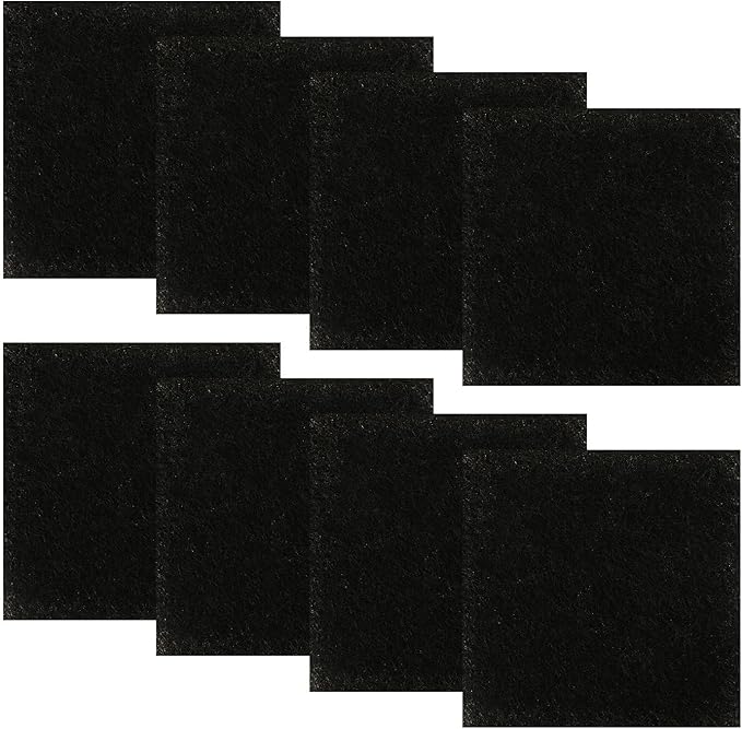 Resinta 8 Pack Activated Carbon Compost Caddy Filters Kitchen Compost Collector by Resinta