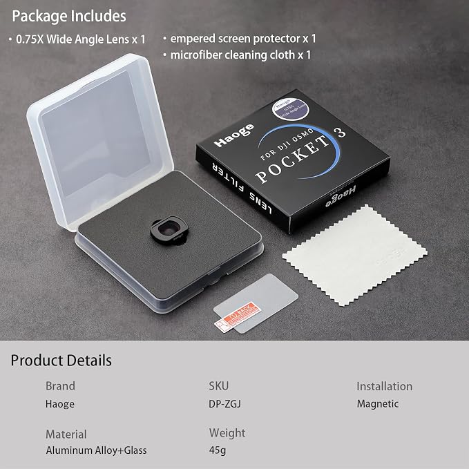 Haoge Magnetic 0.75X Wide Angle Lens - Image 6