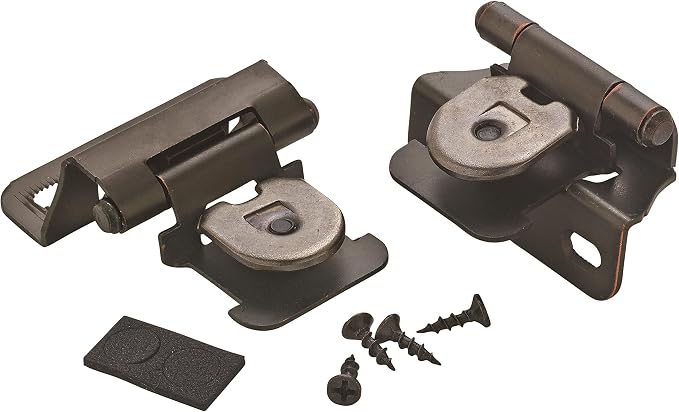Amerock | Double Demountable Cabinet Hinge | 1/2 inch Overlay Hinge | Oil - Image 3