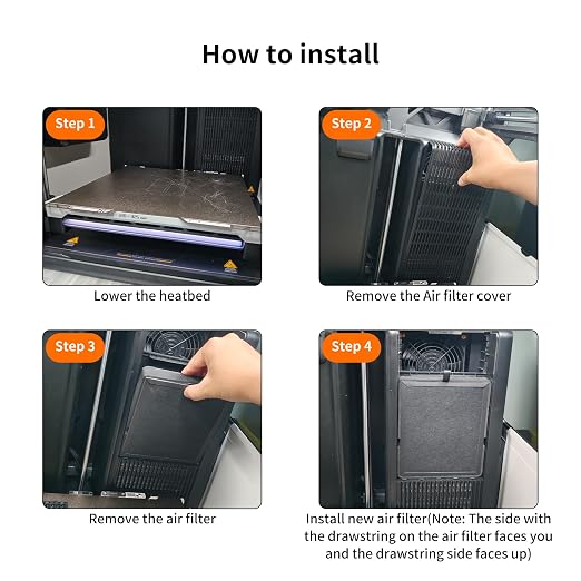 3D Printer Accessories Activated Carbon Air Filter - Image 4