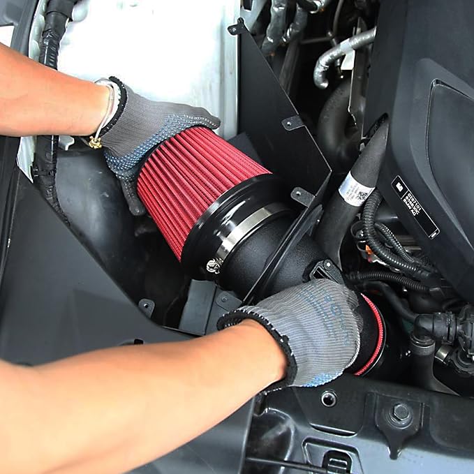 KYOSTAR Universal 3.5" High-Flow Air Filter, Reusable Cone Cold Air Intake - Image 4