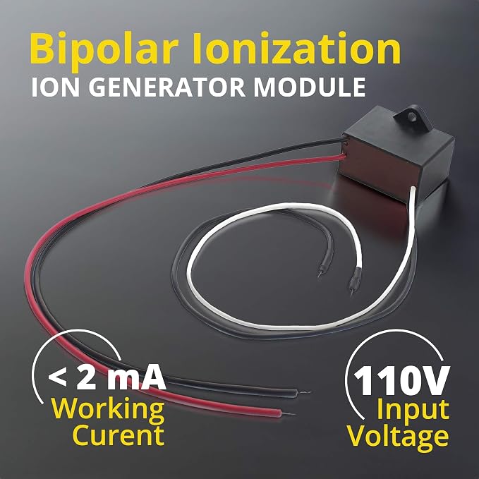 Bipolar Ion Generator Module, AC 110V 60Hz Positive and Negative Ionization - Image 4