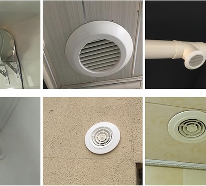Black and White Fresh Air Outlet, Special Exhaust Air Outlet - Image 3