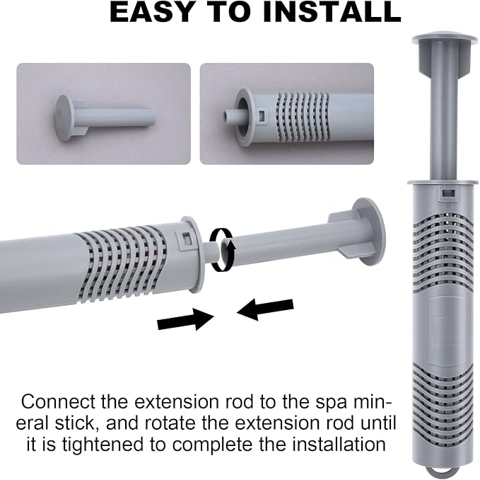 Spa Silver Ion Cartridges for Hot Tubs 3 Pack, Hot Tub Mineral Ion Stick - Image 4
