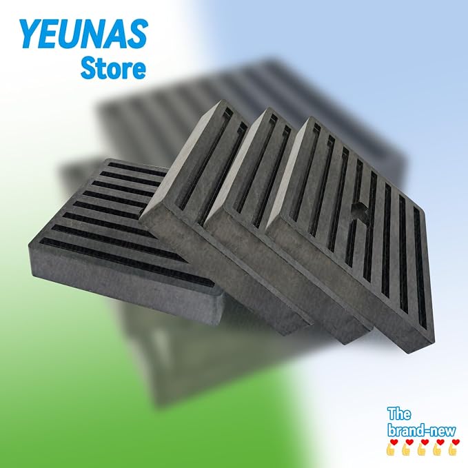 Shock Pads 4" x 4" x 7/9" Thick Rubber Isolation Pads - Image 6