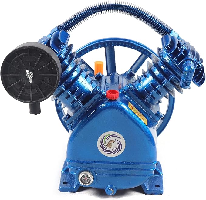 Air Compressor Pump Head 3Hp 175PSI 2-Cylinder Air Compressor Pump Pneumatic by AOOCHU