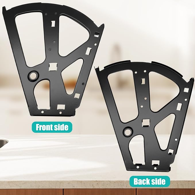 Litoexpe 2 Layers Black Shoes Drawer Cabinet Hinges, Stainless Steel Shoe - Image 5