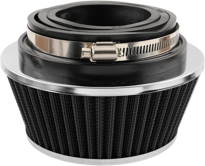 AUTOKAY Universal Clamp-On Air Filter Round Reverse Tapered Washable Filter 3 by AUTOKAY