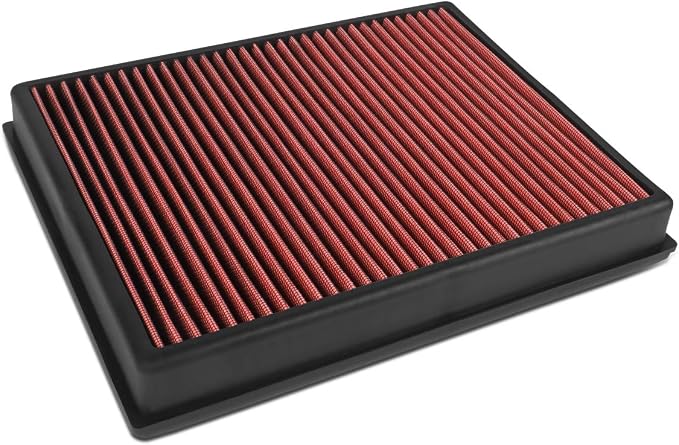 DNA Motoring AFPN-216-RD Clean Air Washable Drop In Panel Air Filter Enhance by DNAMOTORING