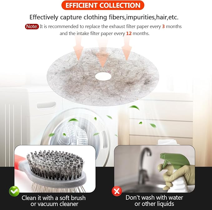 【Polyester Upgrade】20 PCS Dryer Exhaust Filter - Image 4