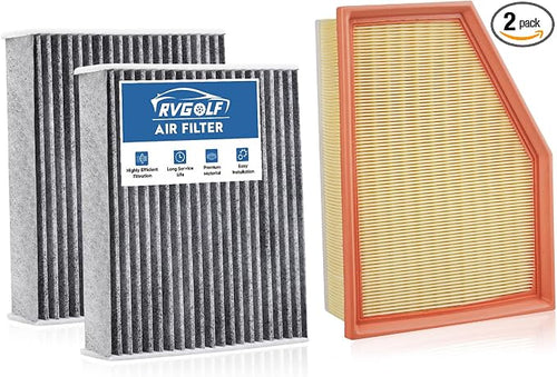 1*Engine Air Filter+2*Cabin Air Filters Set Fit by RVgolf