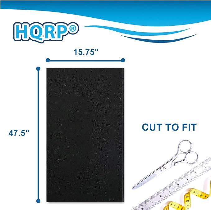 HQRP 1x Activated Carbon Filter Pad Cut To Fit Air Filter Roll - Image 2