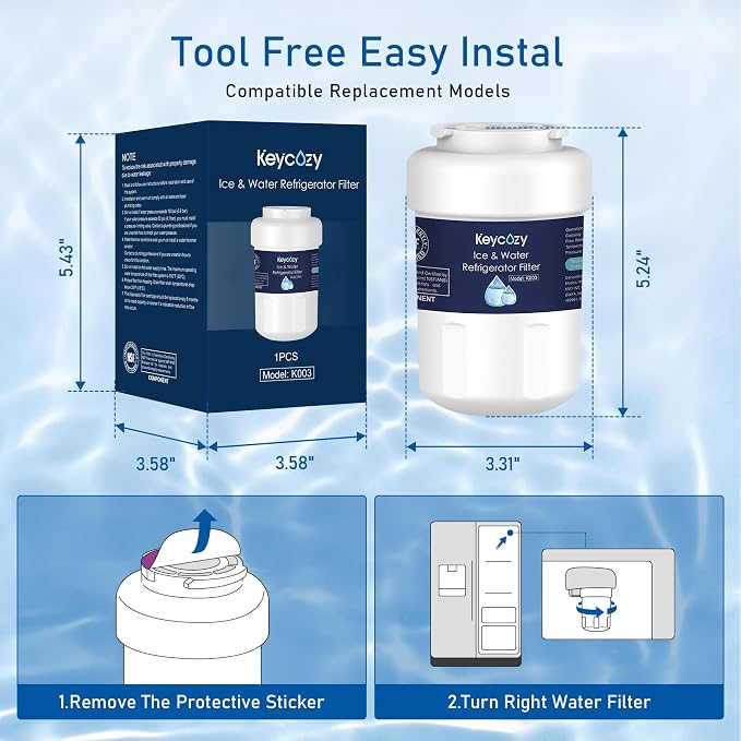 K003 Refrigerator Water Filter Replacement - Image 4