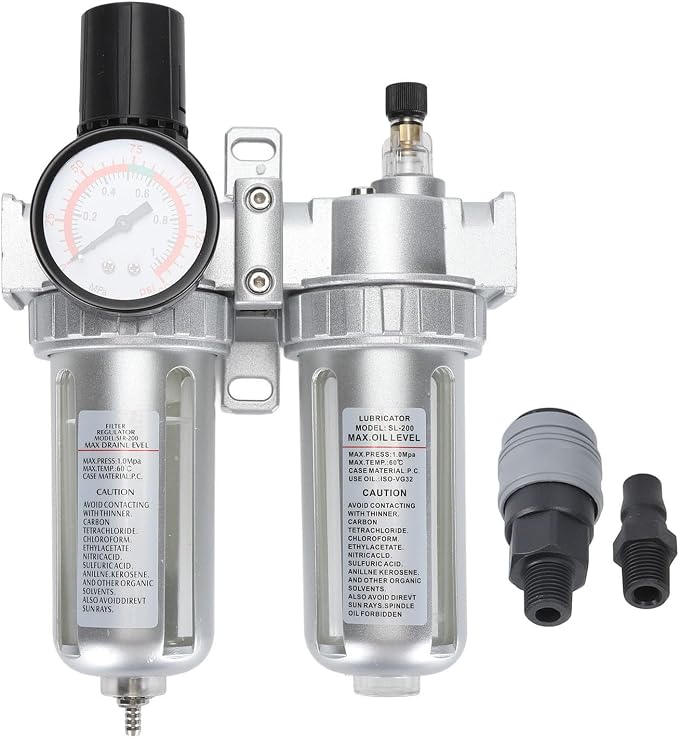 Compressed Air Line Filter, Oil Trap Separator Efficient 1/4inch Interface - Image 6