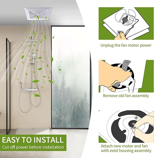 Universal Bathroom Fan Motor Replacement - Image 6