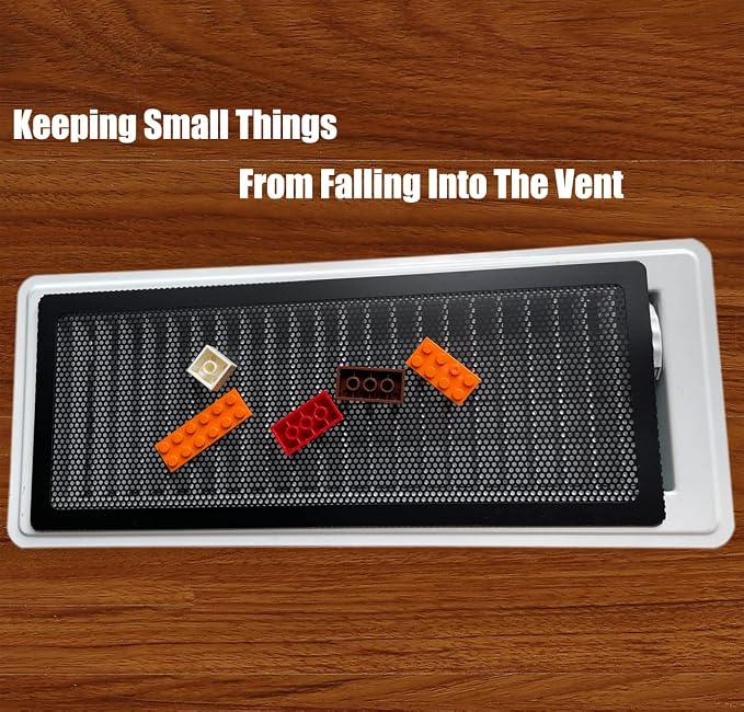 Floor Register Vent Cover- 4"x12" Magnetic Air Vent Screen Mesh Cover - Image 4