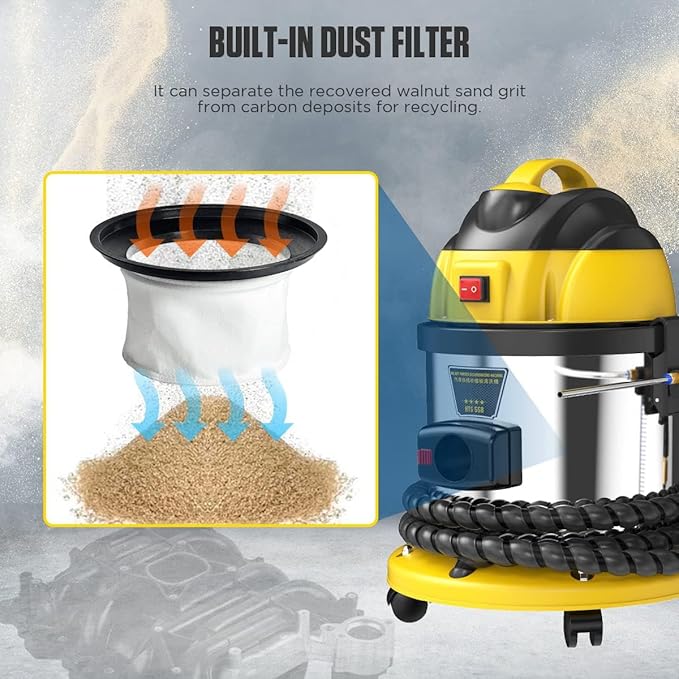 HTS558 Walnut Blaster Machine, Valve Carbon Deposits Cleaner - Image 6