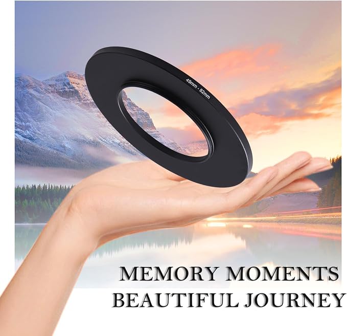 49-82mm Step-Up Ring Adapter, 49mm to 82mm Step Up Filter Ring - Image 2