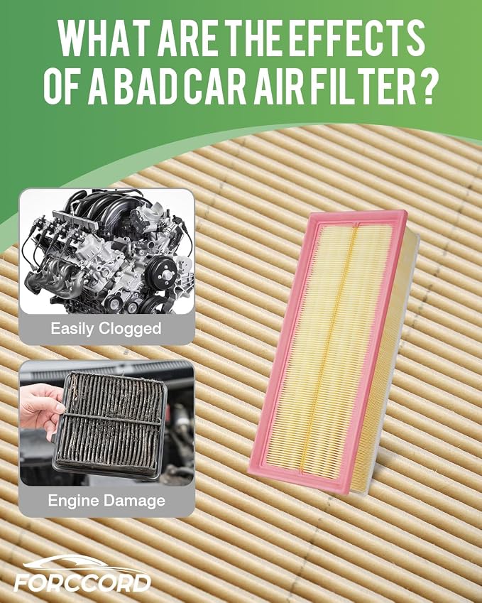 2-Pack Engine Air Filter Fits for Audi A3 2008-2013, Q3 2015-2018, TT 2009 - Image 3