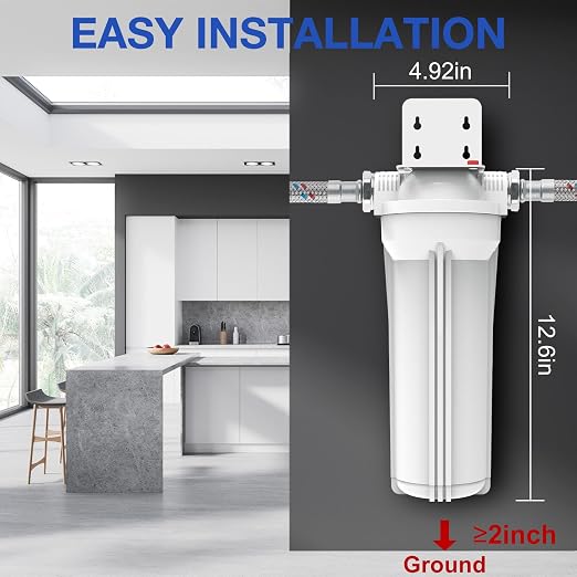 SimPure Whole House Water Filter Housing, Inline Water Filter - Image 4