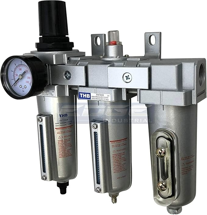 3/4" NPT, Compressed AIR Filter Regulator COALESCING Desiccant Dryer, AUTO Drain by ARC-POWER