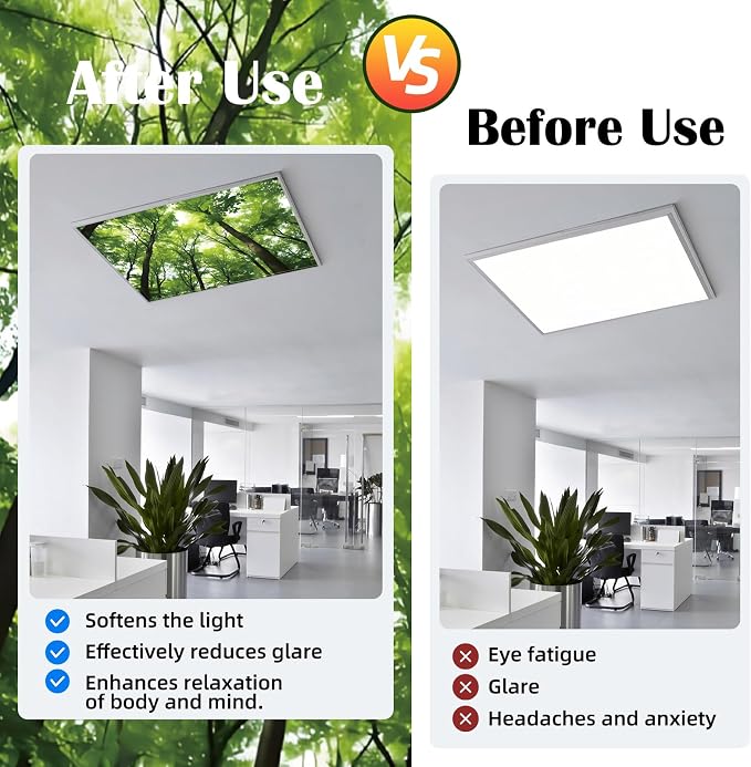 ANGSYLTH 2 x 2 Feet Fluorescent Light Covers - Image 3
