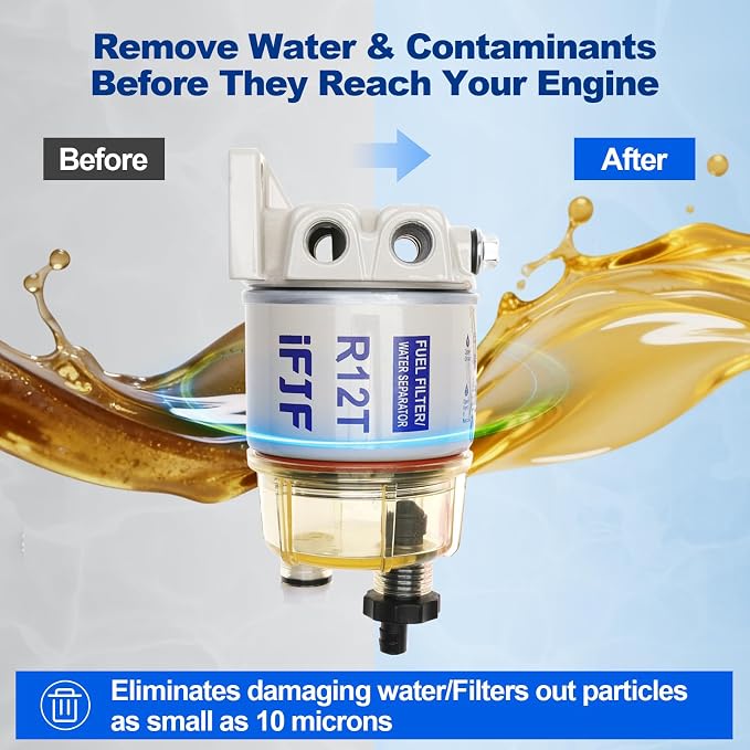 iFJF R12T Fuel Water Separator Marine Assembly - Image 6
