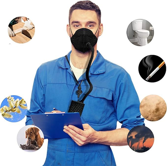 Electric Wearable Air Purifier Maskes, Air Supply, - Image 4