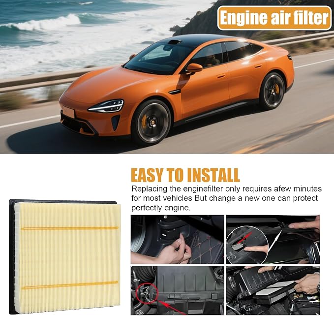 7C3Z-9601-A Engine Filter and FL3Z19N619A Cabin Air Filter Set Replacement - Image 3