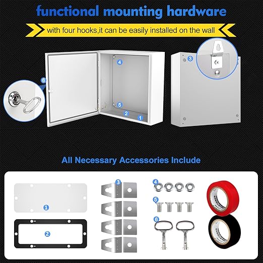 Outdoor Electrical Junction Box, Wall Mounted IP66 Waterproof & Dustproof - Image 6