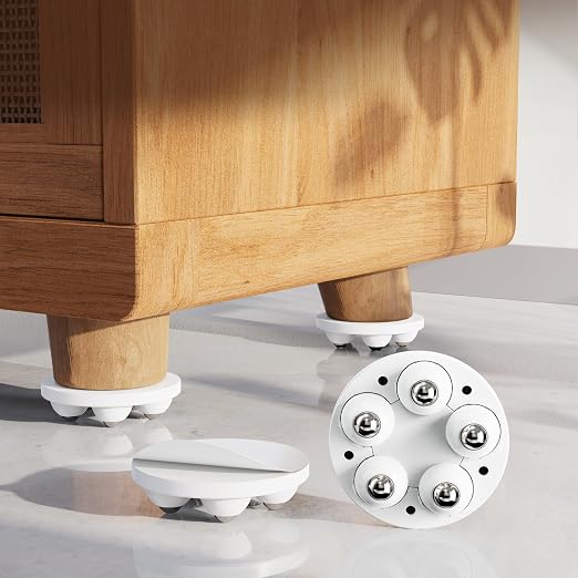 Self Adhesive Mini Caster Wheels, 360° Swivel Mute Universal Wheel Roller - Image 2