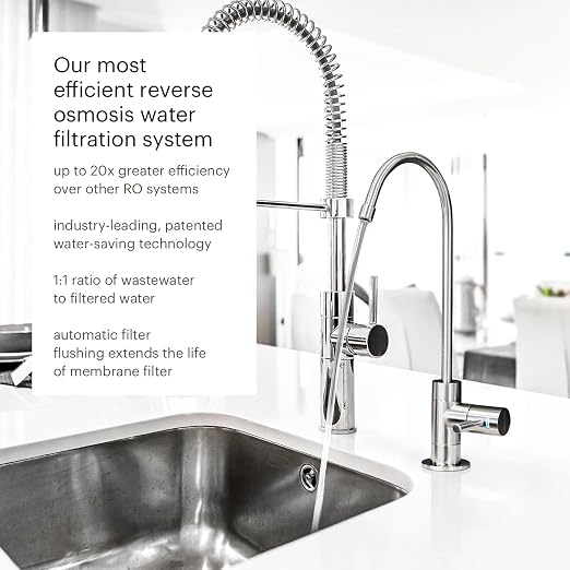 Brondell Capella Reverse Osmosis System, Under Sink, Designer Chrome Faucet - Image 3