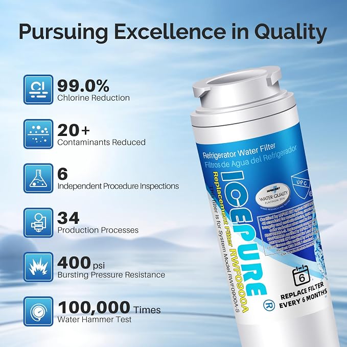 ICEPURE UKF8001 Refrigerator Water Filter Replacement - Image 6