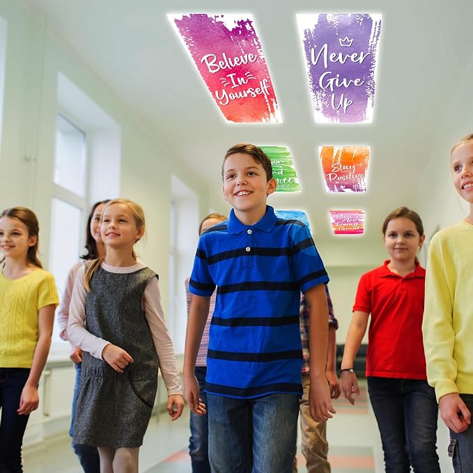 8Pcs Classroom Light Covers for Fluorescent Lights, Magnetic 2x4 FT Ceiling - Image 6