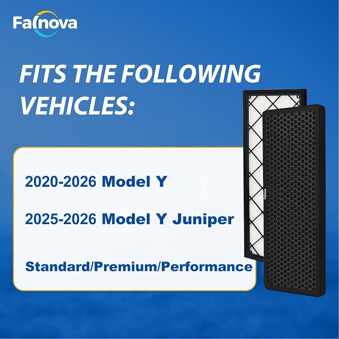 Compatible with Tesla Model Y 2020-2025 Juniper Intake Cabin Air Filter - Image 2