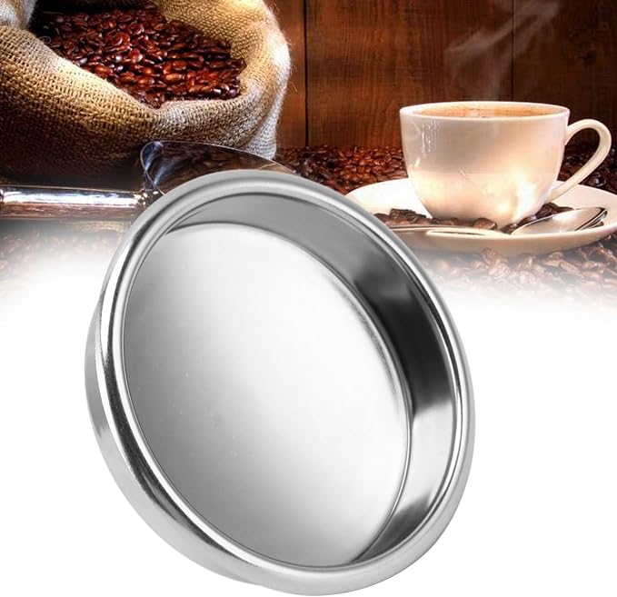 58mm Backflush Inser, Stainless Steel Coffee blind Filter Portable Blind Filter - Image 6