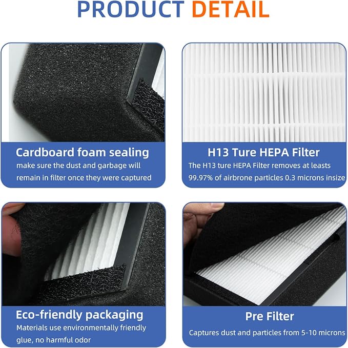 45i Replacement Filter for Alen Breathesmart Flex Bh400 45i Air Purifier H13 - Image 3