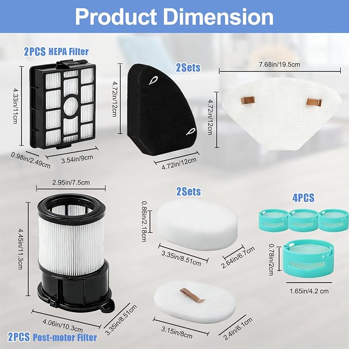 Alrens IP3251 Filter Replacement and Odor Cartridge Kit - Image 7