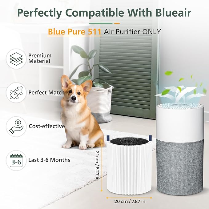 Blue Pure 511 Replacement Filter Compatible - Image 3
