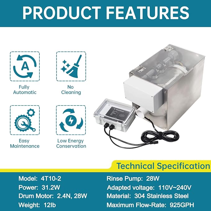 RINOO RDF Automatic Rotary Drum Filter - Image 4