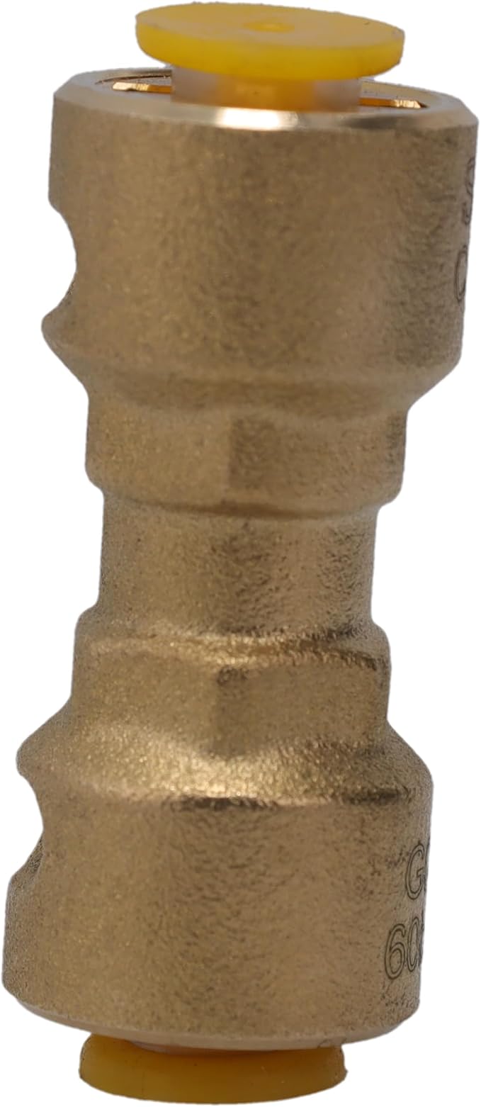 Supplying Demand SB1 1/4 Inch Quick Connect HVAC Brass Coupler Fitting - Image 6