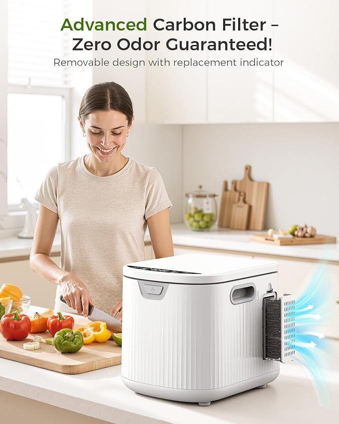 Electric Composter for Kitchen, 2.5L Smart Electric Kitchen Composter - Image 5