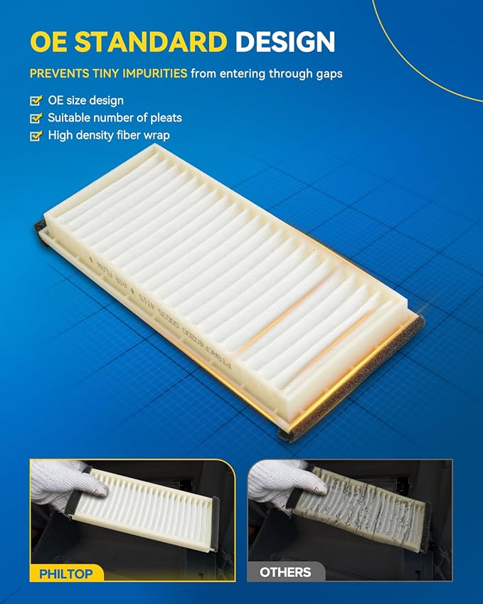 PHILTOP Cabin Air Filter, Replacement - Image 2