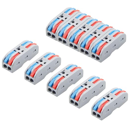 ALITOVE Lever Wire Connectors Push-in 10pcs Quick Connect Wire Splice by ALITOVE