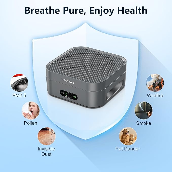 Air Purifiers for Home 600 Sq.Ft, TDBYWAE H13 True HEPA Air Purifier - Image 6
