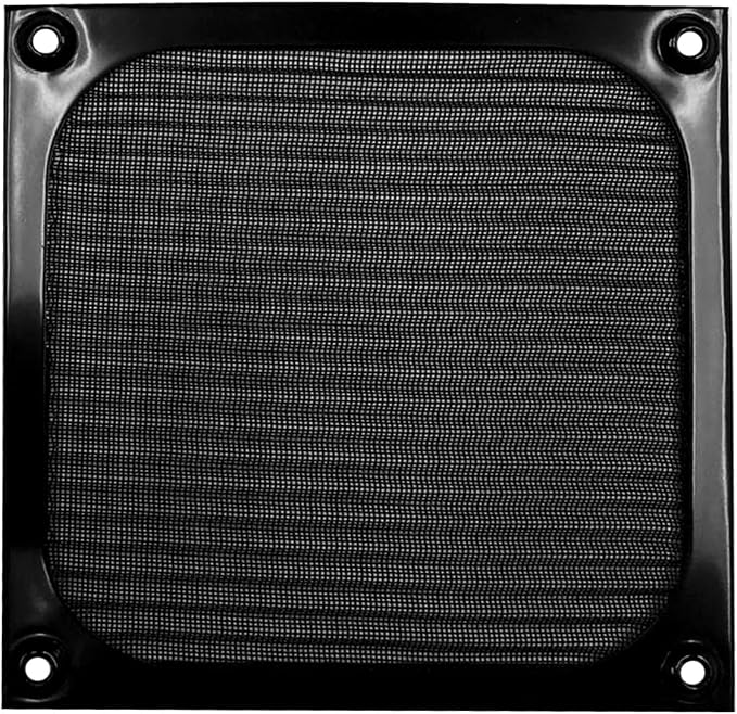 120mm Aluminum Fan Filter Grill Black by OKGEAR