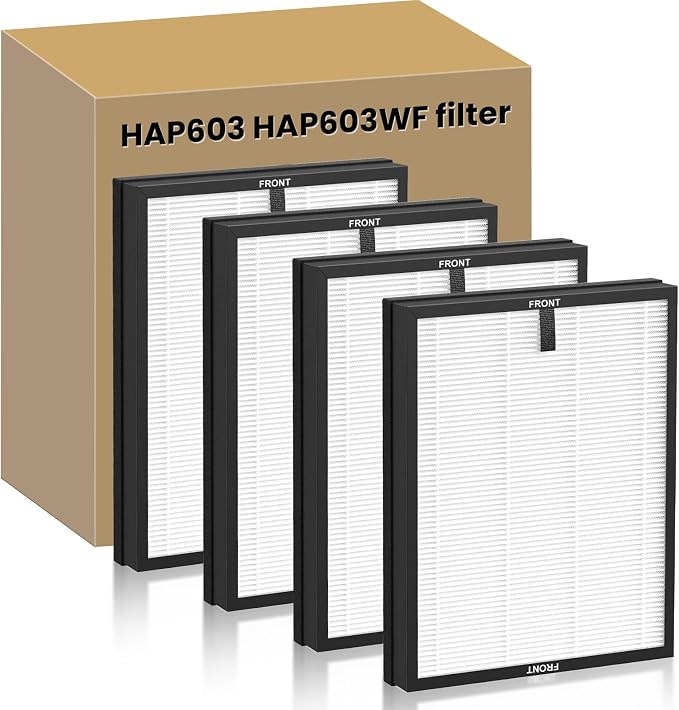 4 Pack HAP603 Replacement Filter Compatible by Airtiancai
