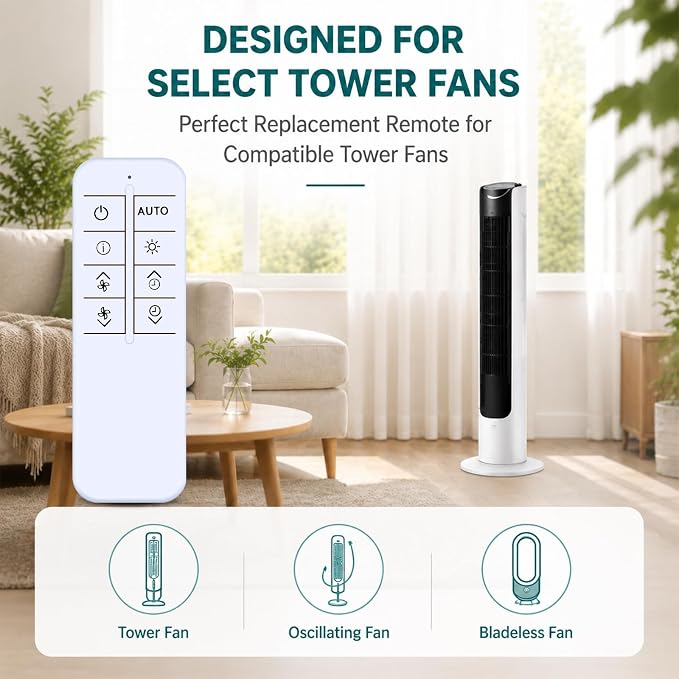 Replacement Remote Control Fit for Shark Air Purifier HP300 HP301 HP302 HP130 - Image 2